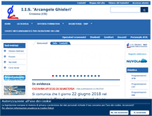 Tablet Screenshot of iisghisleri-cr.gov.it